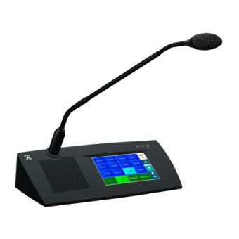 Программируемая консоль громкого оповещения, управления и мониторинга с сенсорным экраном DPM-T5